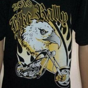 Gildan Biketoberfest Bike Rally Daytona Beach 2010 Mens' Tee Shirt Black, Medium